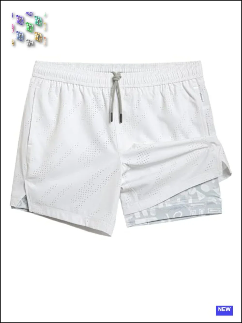 Men's Running Shorts with Compression Liner Quick Dry 5